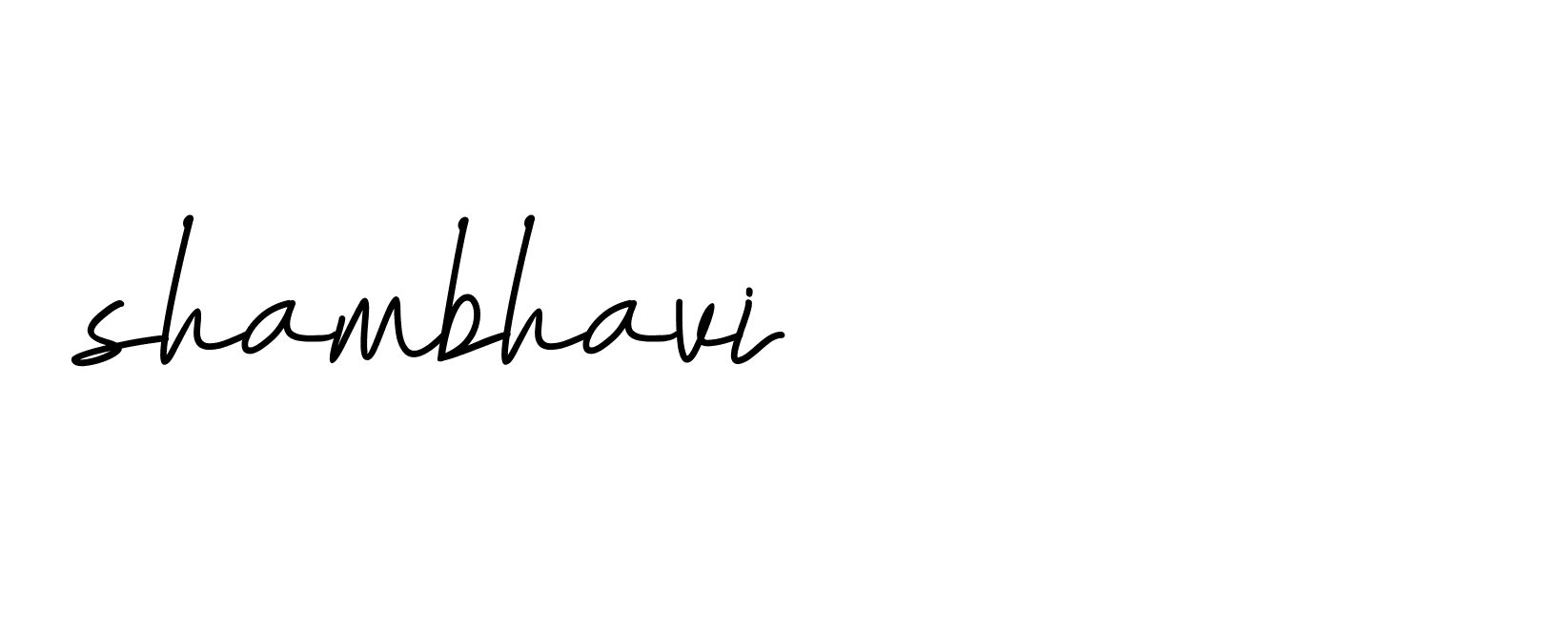 Signature of shambhavi