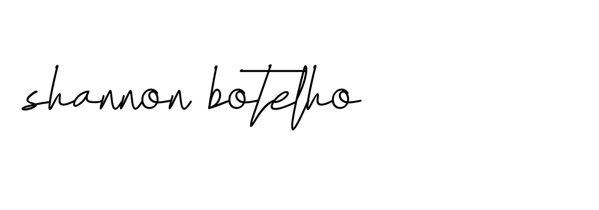 Signature of shannon-botelho