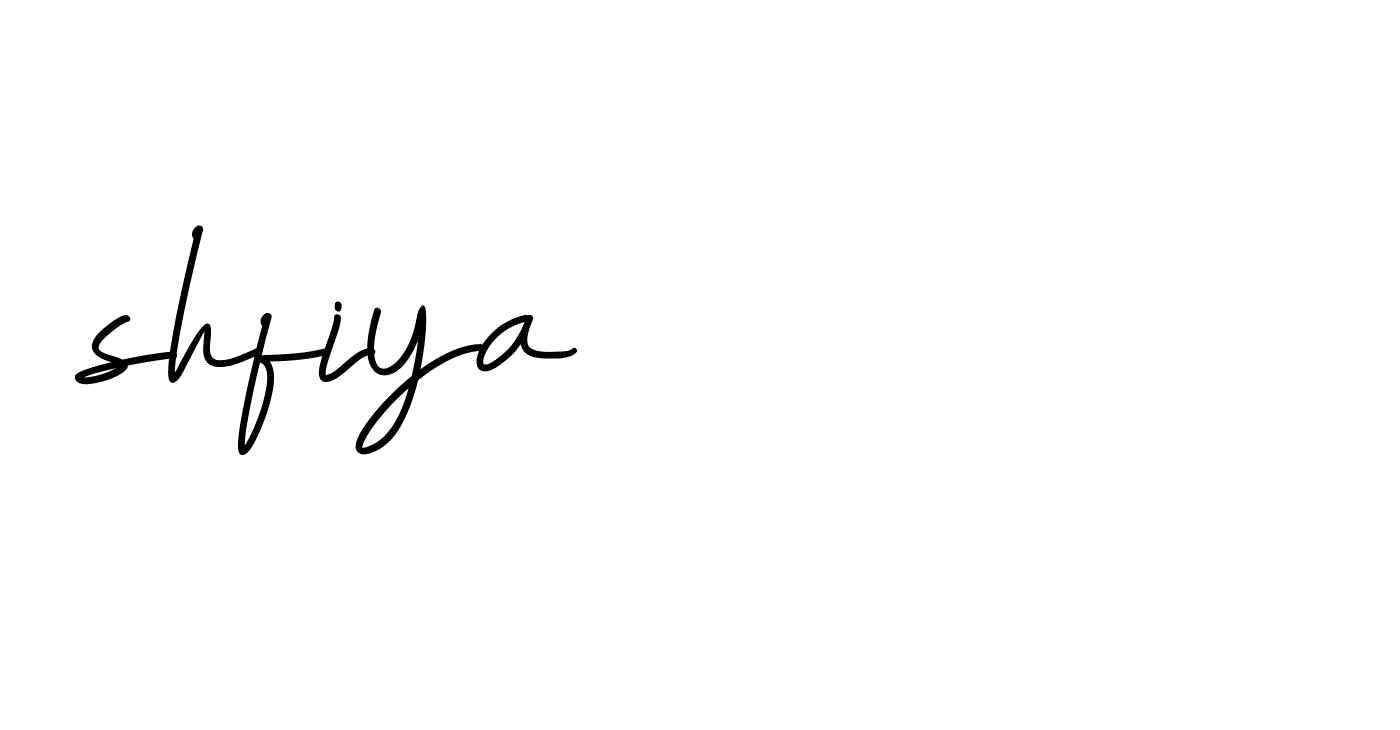 Signature of shfiya