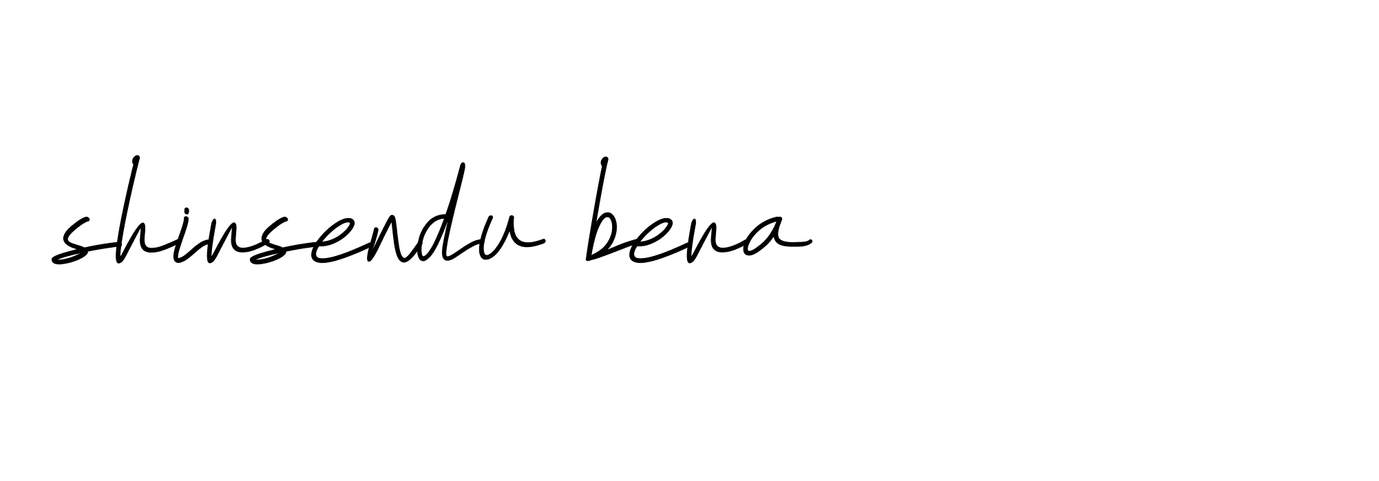 Signature of shirsendu-bera