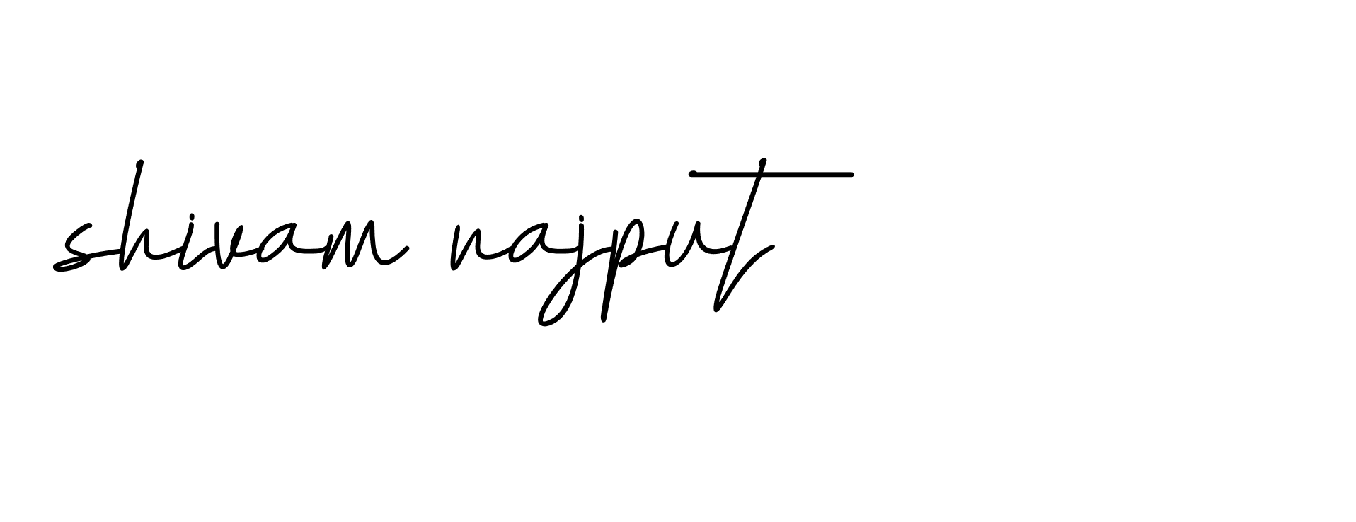 Signature of shivam-rajput