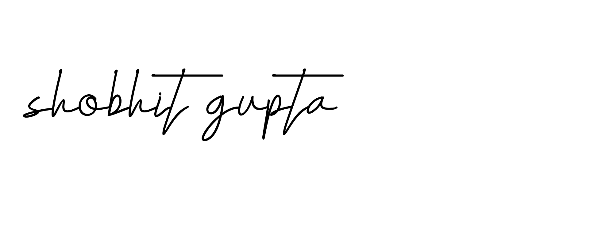 Signature of shobhit-gupta