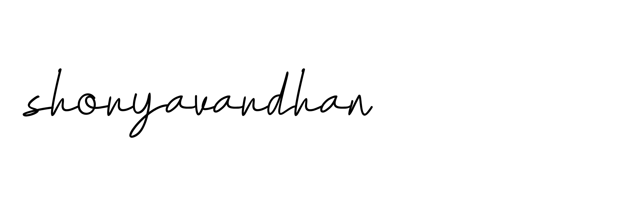 Signature of shoryavardhan