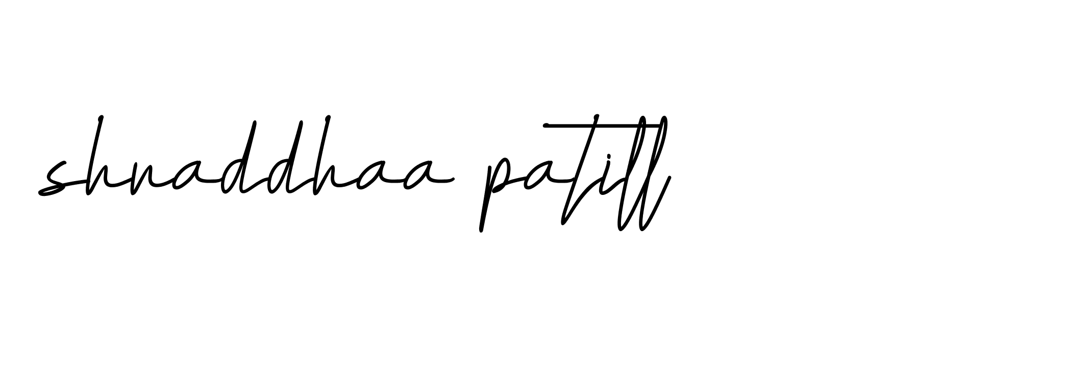 Signature of shraddhaa-patill