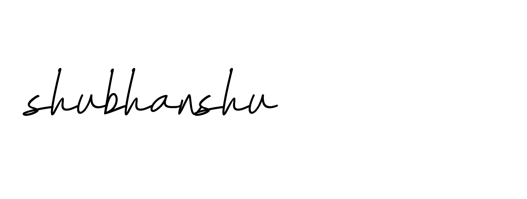 Signature of shubhanshu