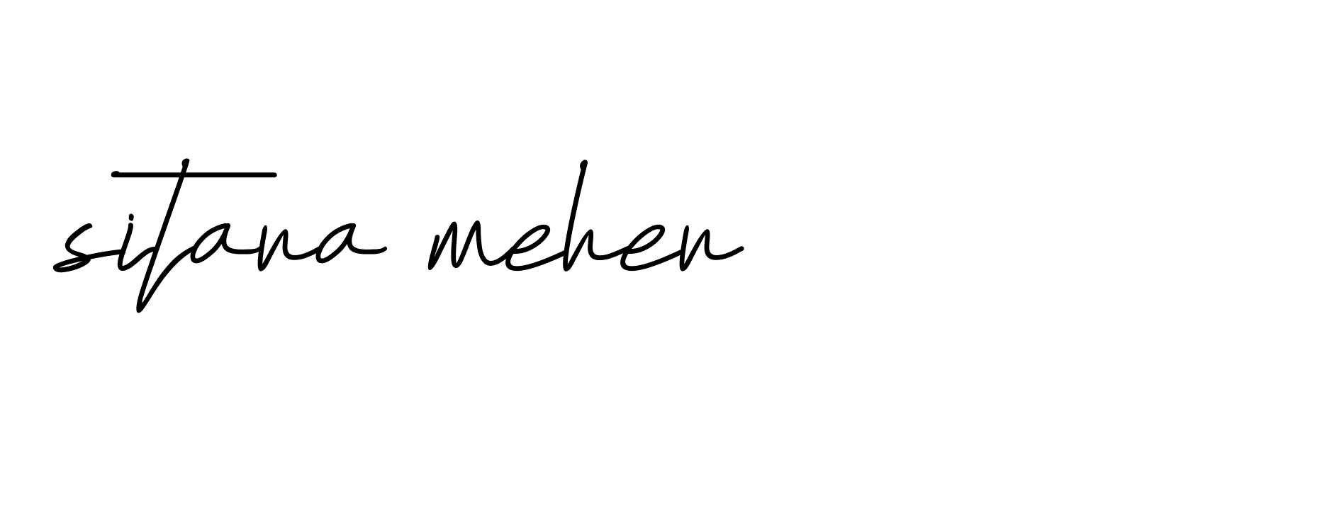 Signature of sitara-meher