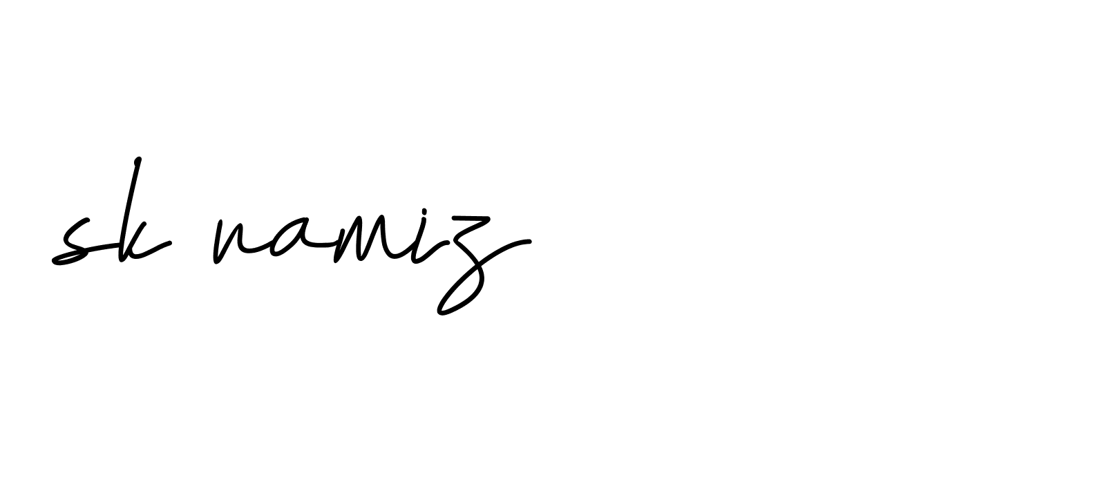 Signature of sk-ramiz