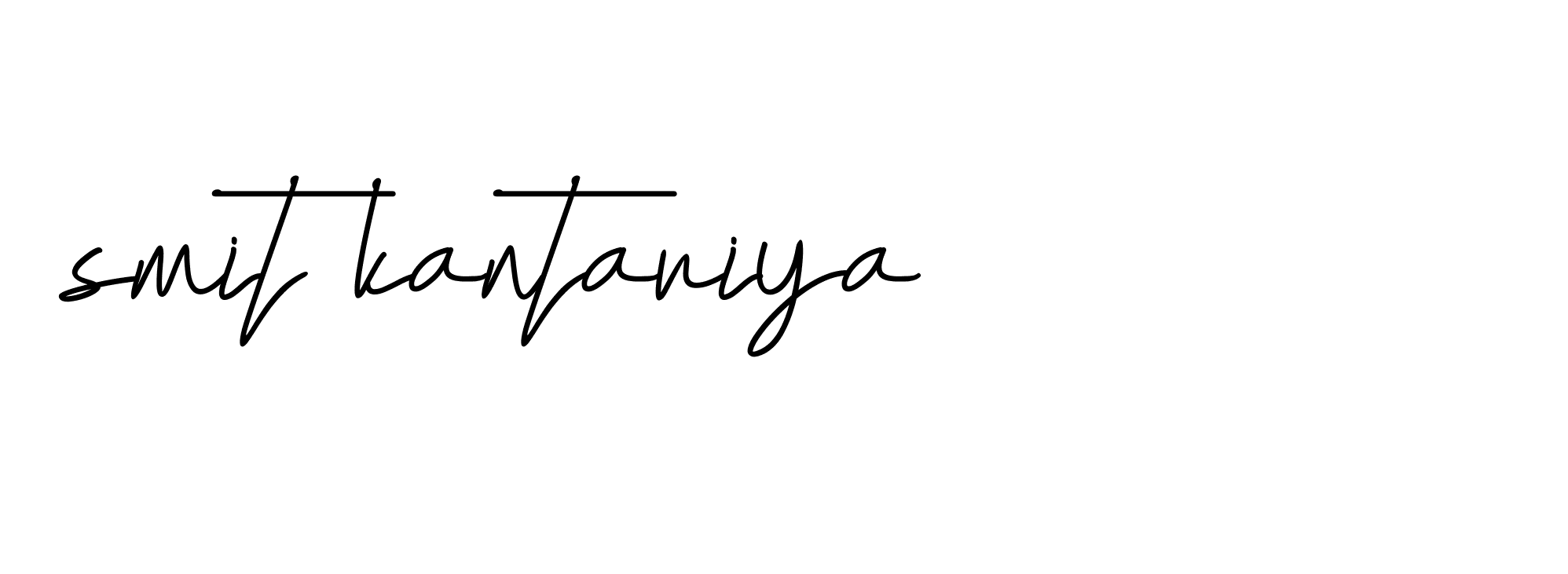 Signature of smit-kantariya