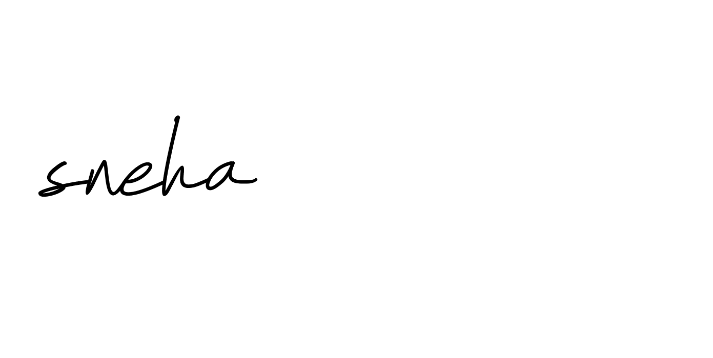 Signature of sneha-