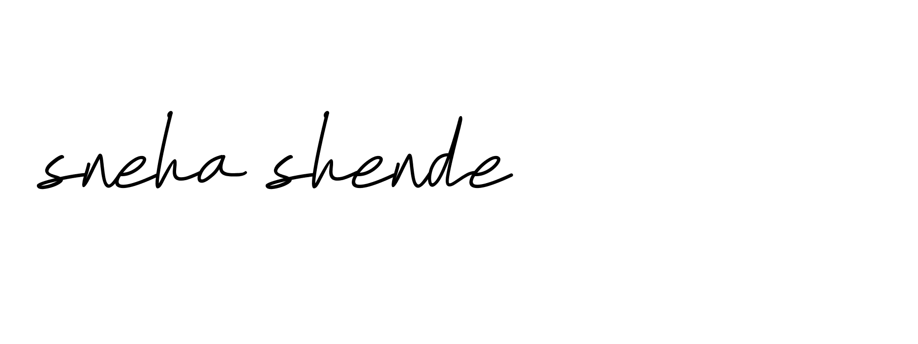 Signature of sneha-shende