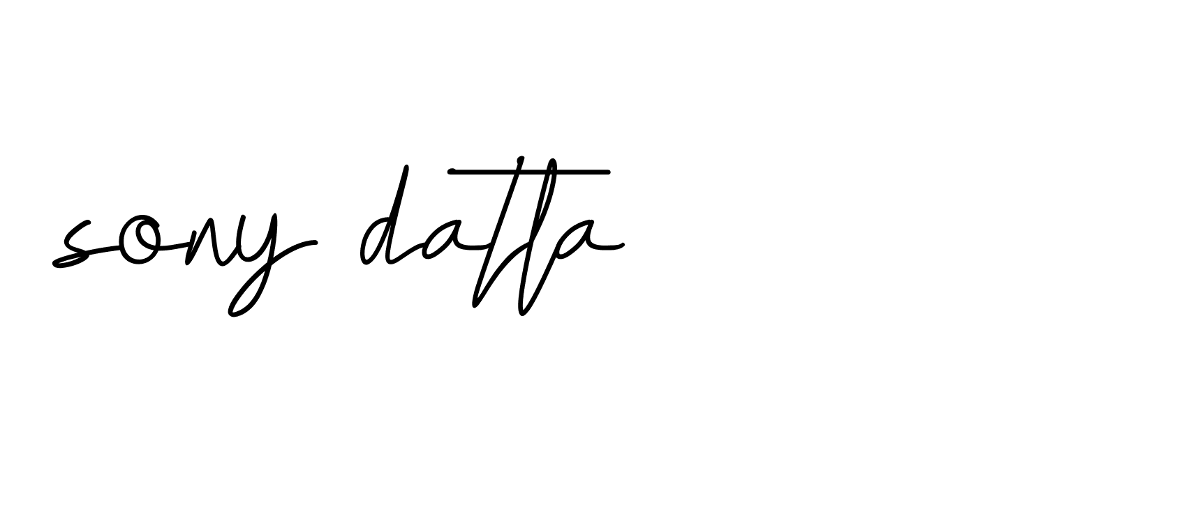 Signature of sony-datla