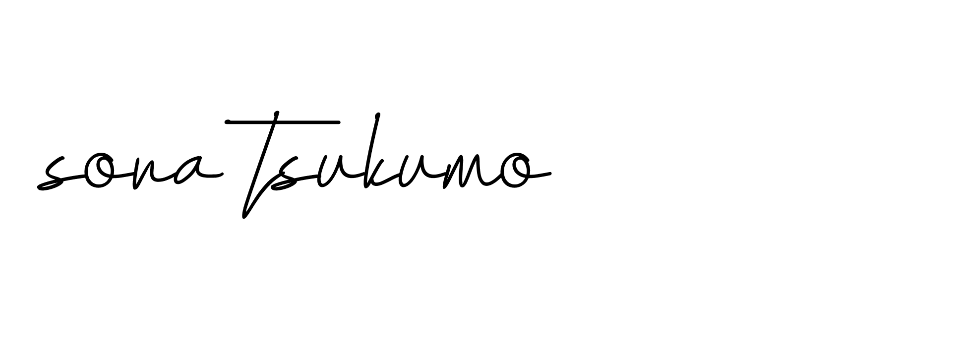 Signature of sora-tsukumo