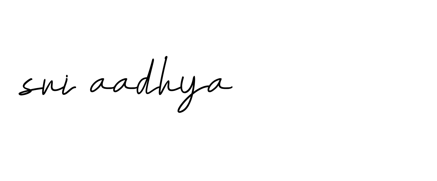 Signature of sri-aadhya