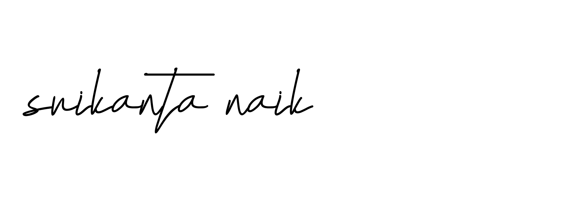 Signature of srikanta-naik