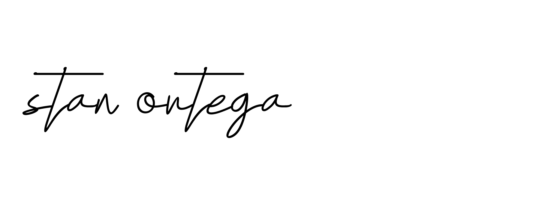 Signature of stan-ortega