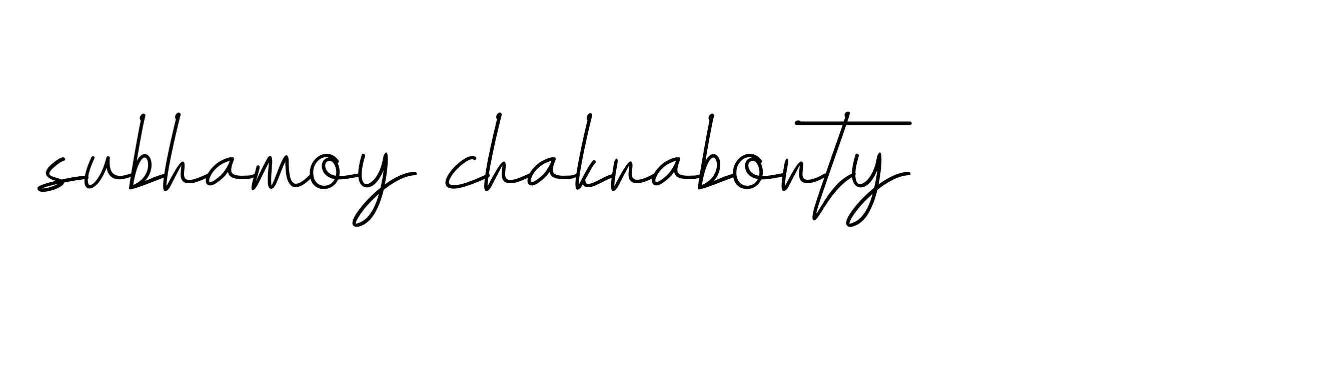 Signature of subhamoy-chakraborty