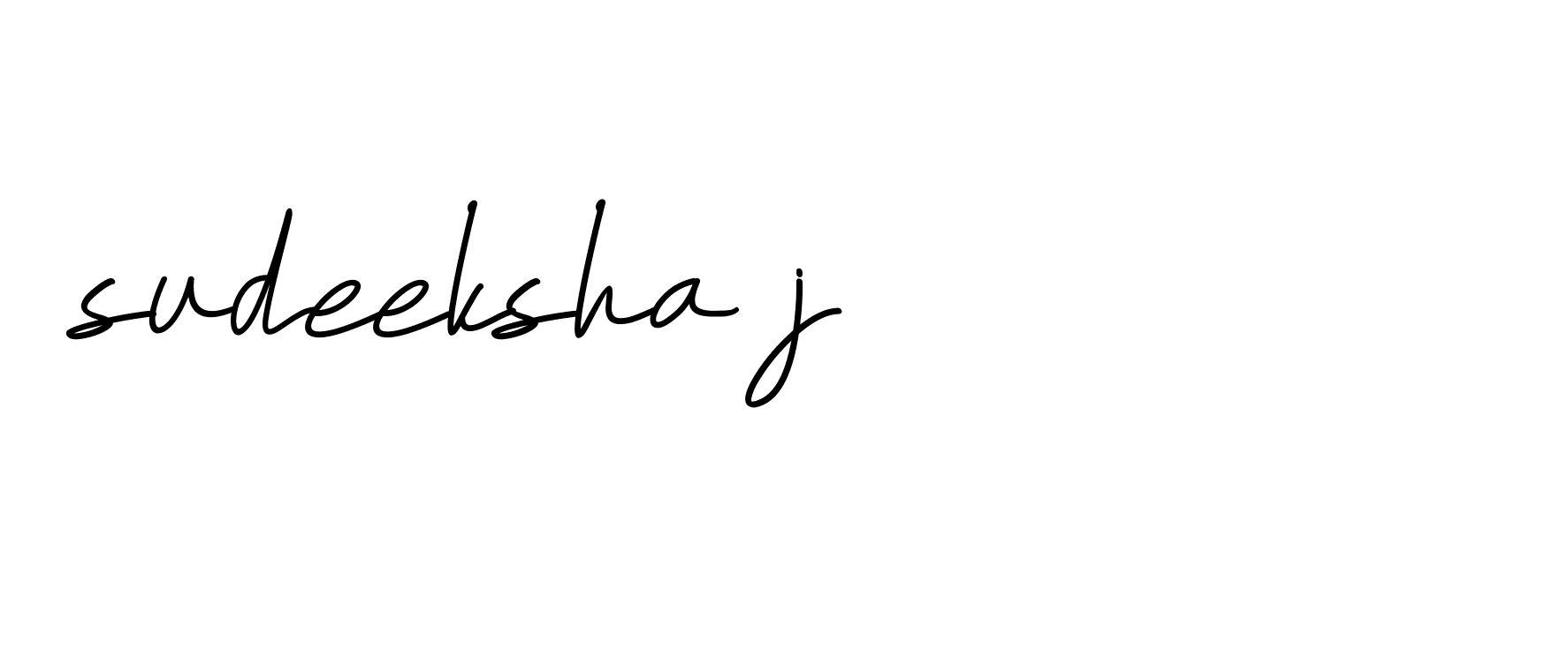 Signature of sudeeksha-j