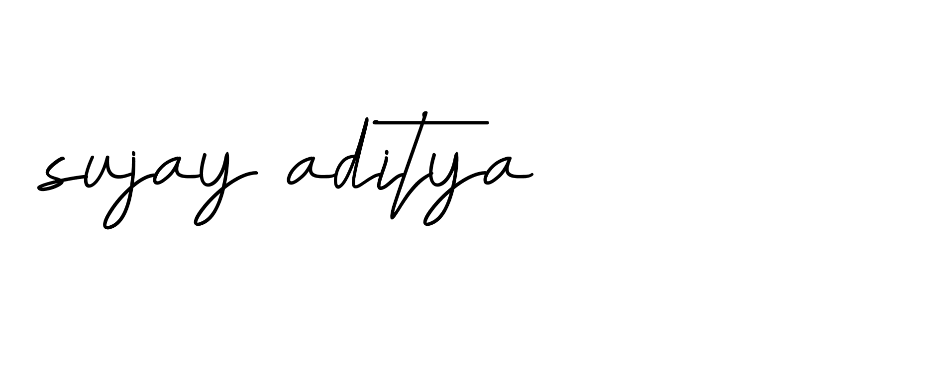 Signature of sujay-aditya