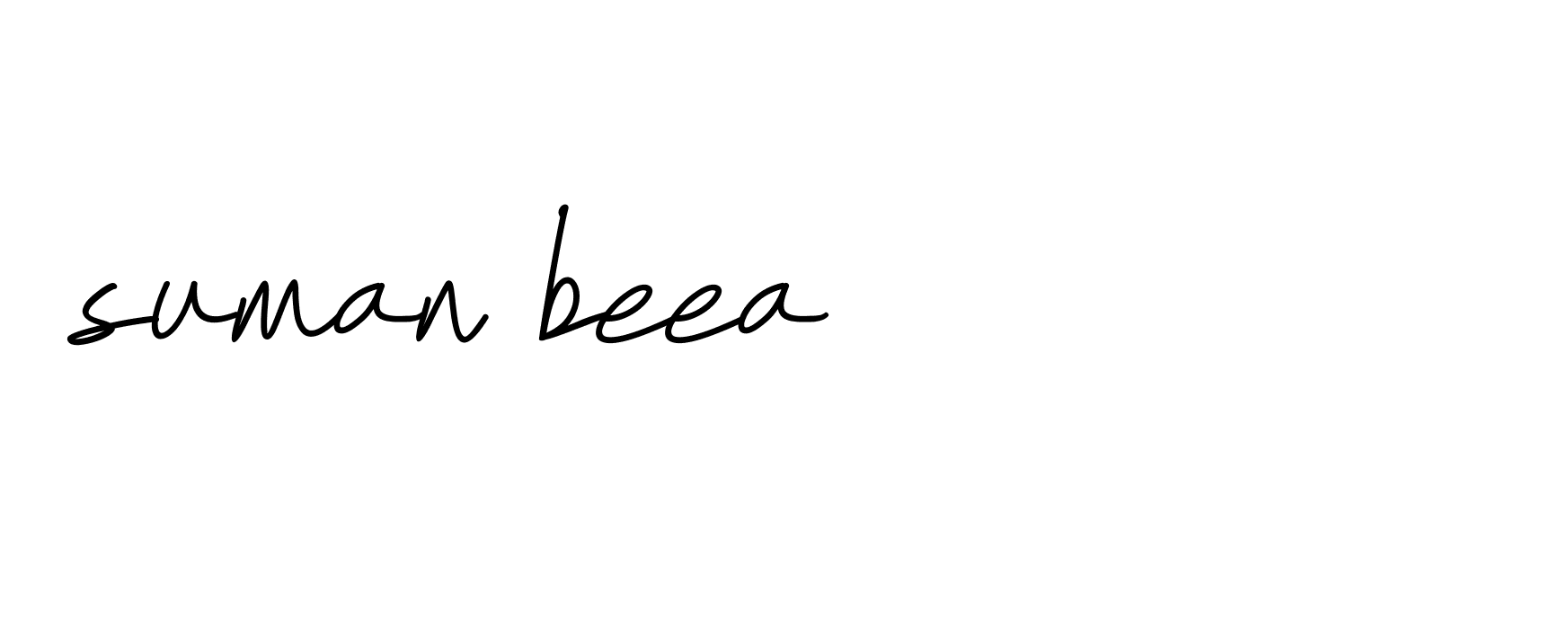 Signature of suman-beea