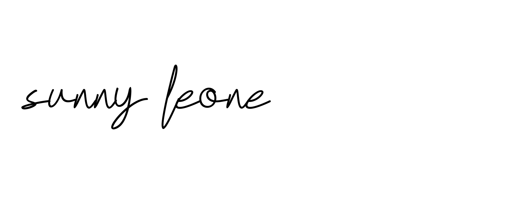 Signature of sunny-leone