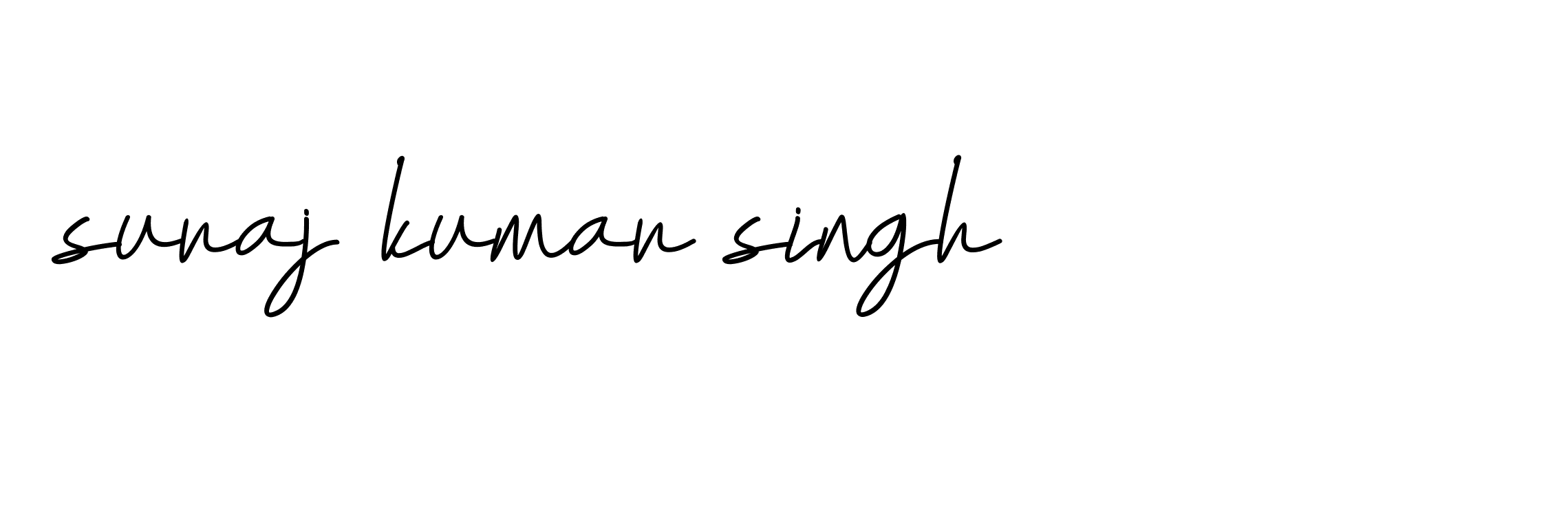 Signature of suraj-kumar-singh