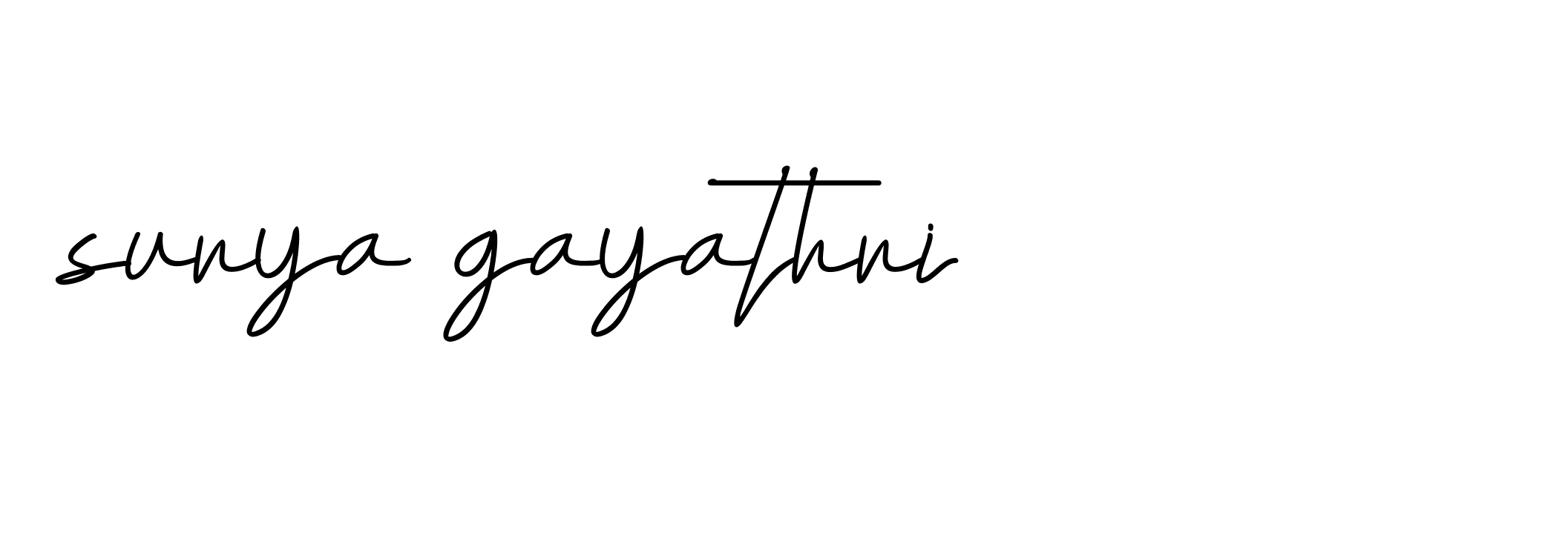 Signature of surya-gayathri