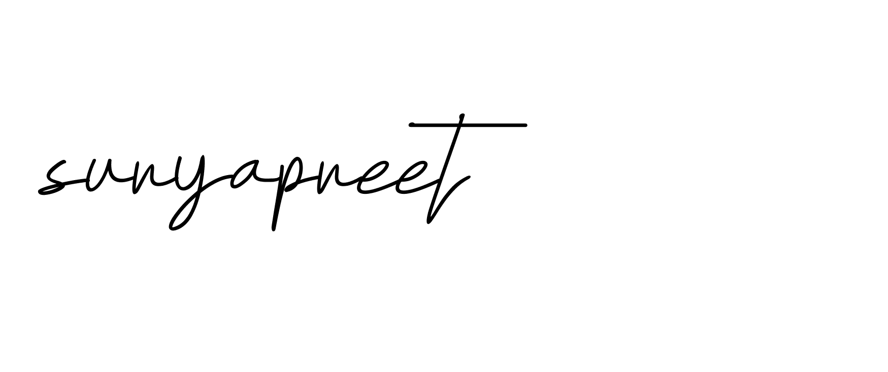 Signature of suryapreet