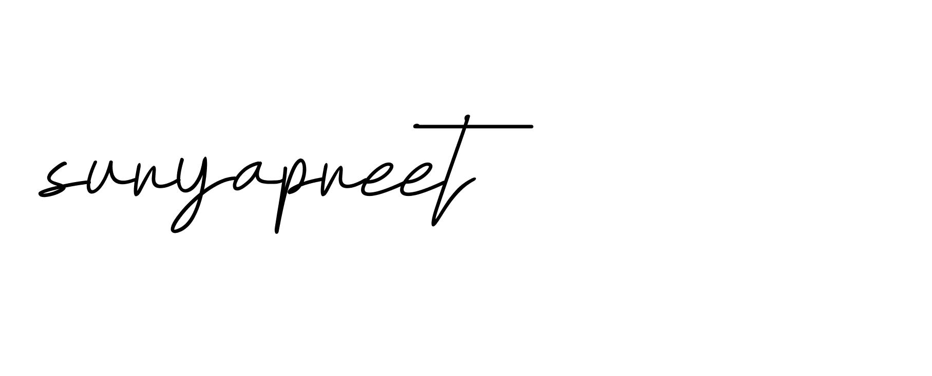 Signature of suryapreet-