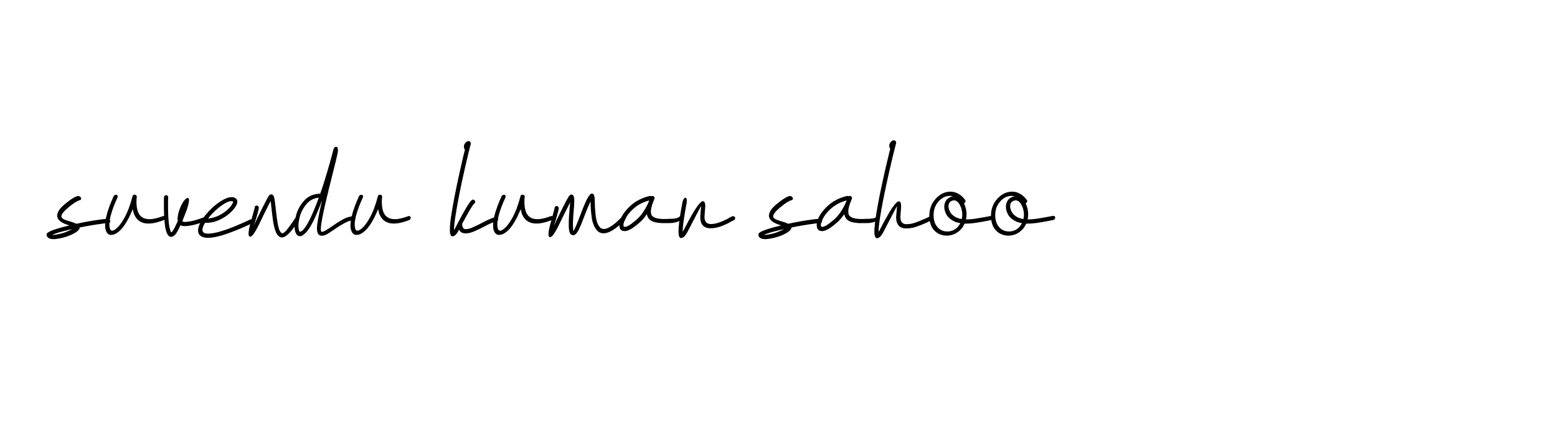 Signature of suvendu-kumar-sahoo