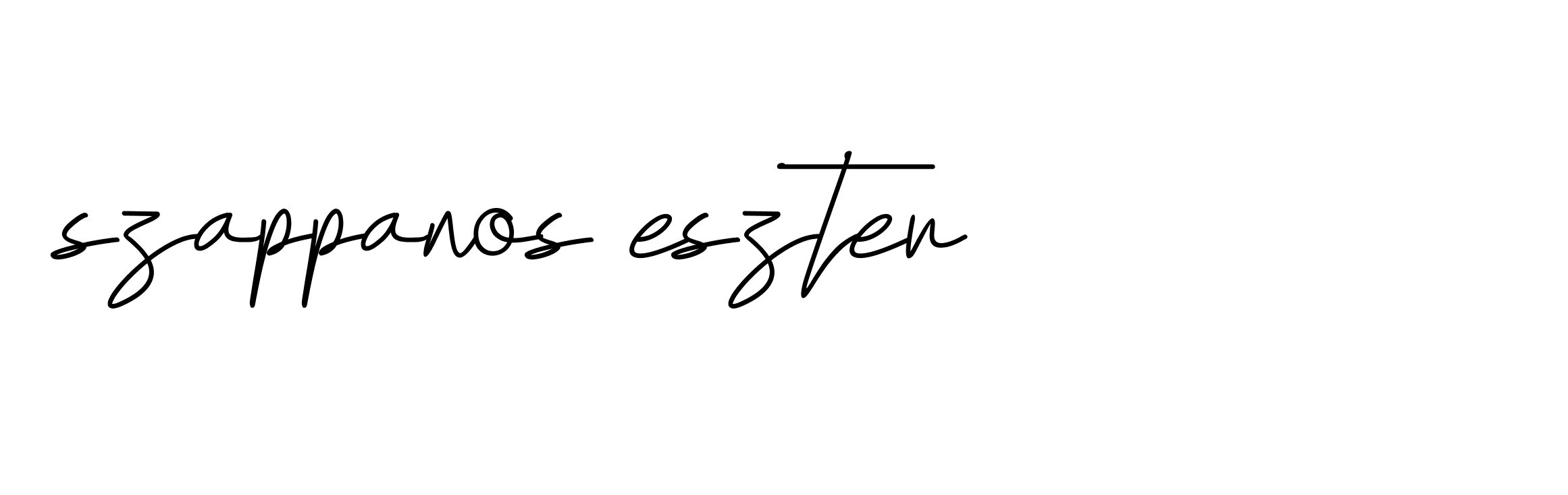 Signature of szappanos-eszter-