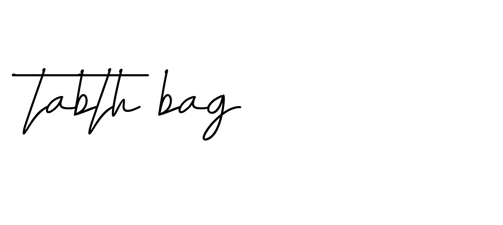 Signature of tabth-bag