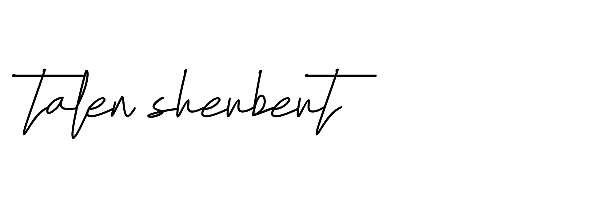 Signature of talen-sherbert