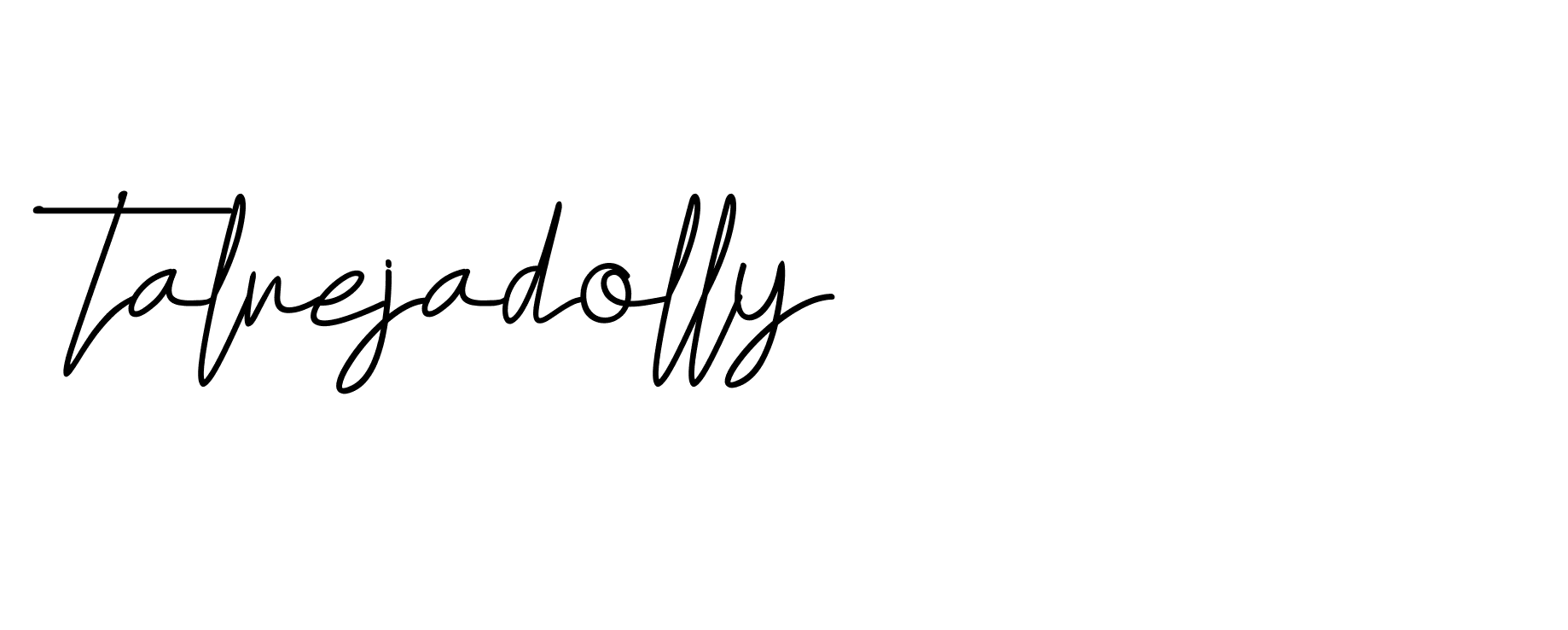 Signature of talrejadolly