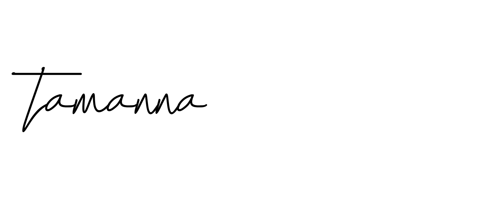 Signature of tamanna-