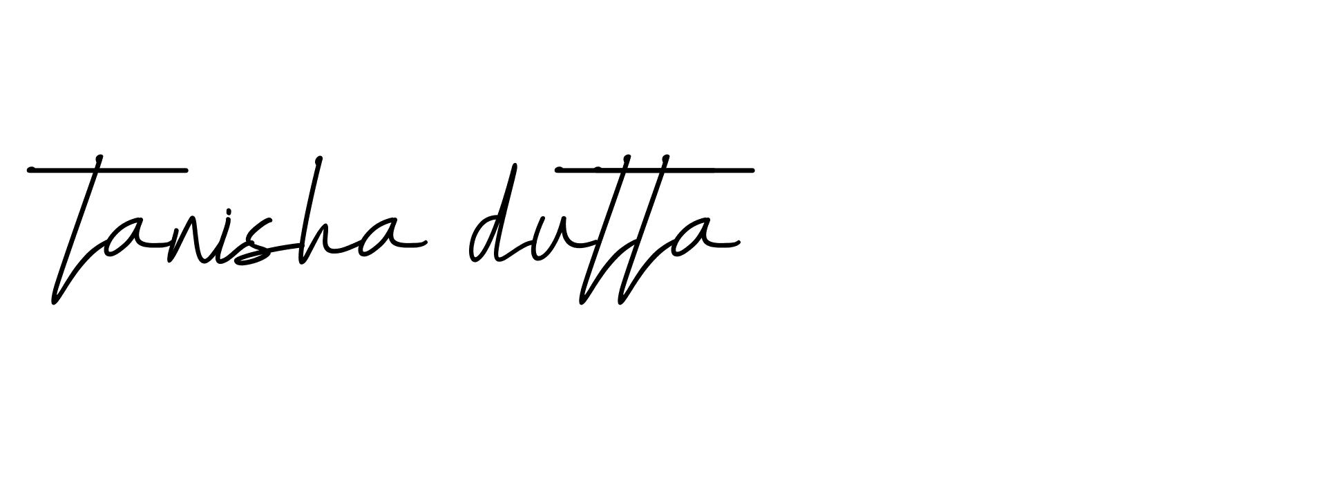 Signature of tanisha-dutta