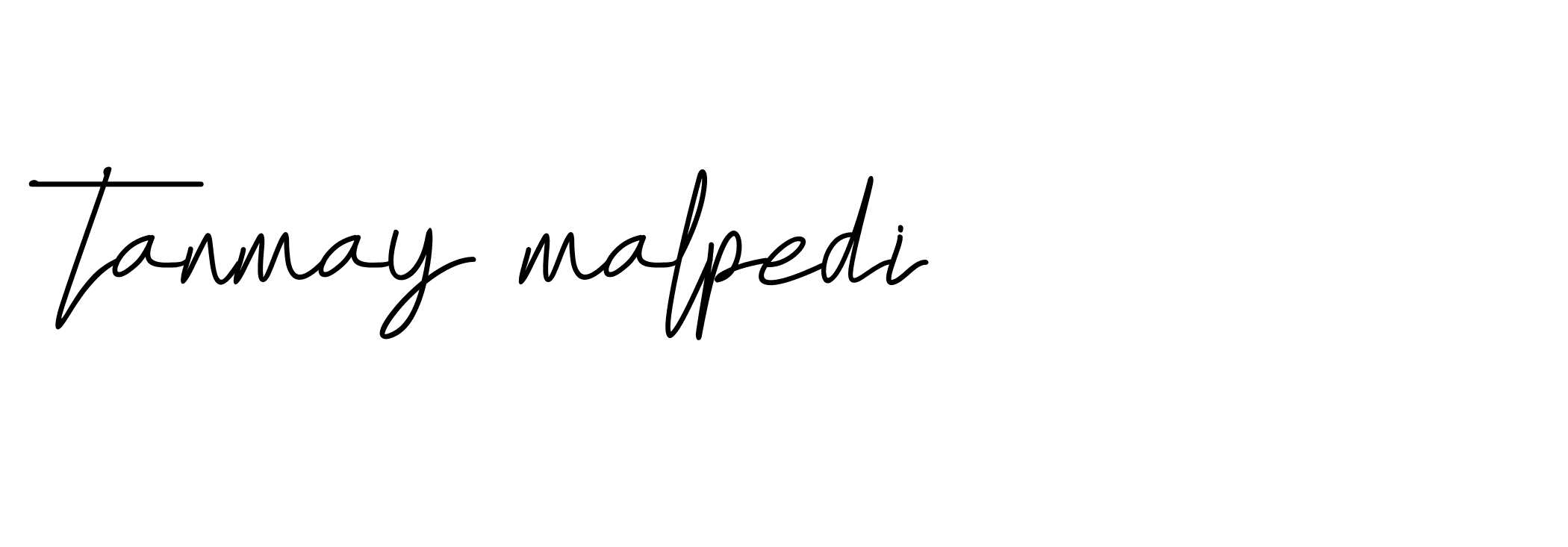 Signature of tanmay-malpedi