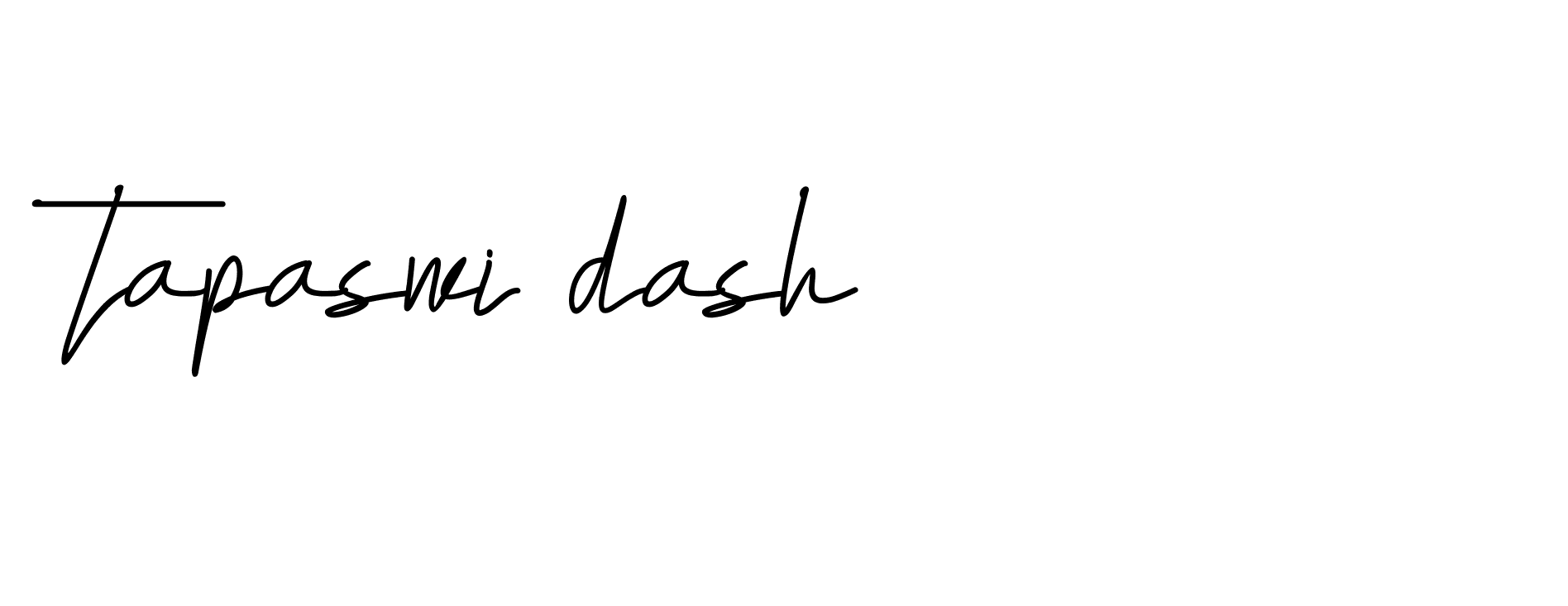 Signature of tapaswi-dash