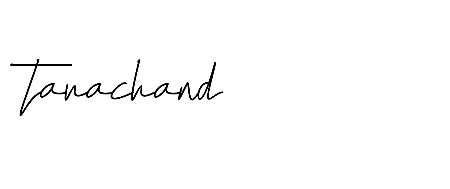 Signature of tarachand