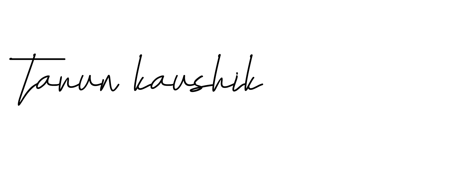 Signature of tarun-kaushik