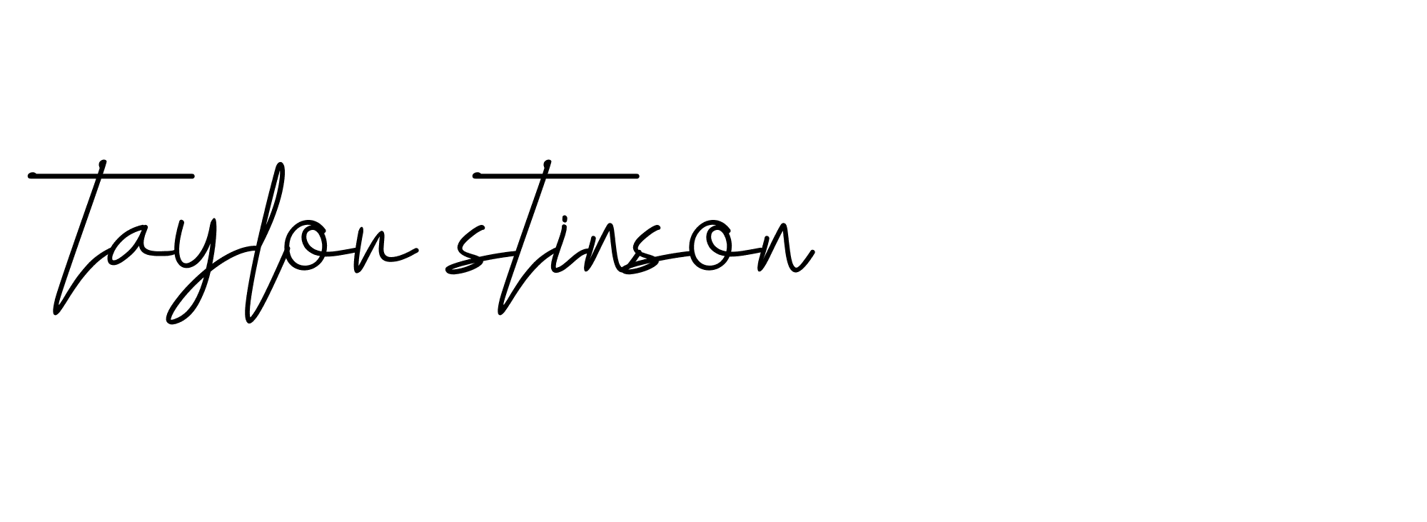 Signature of taylor-stinson