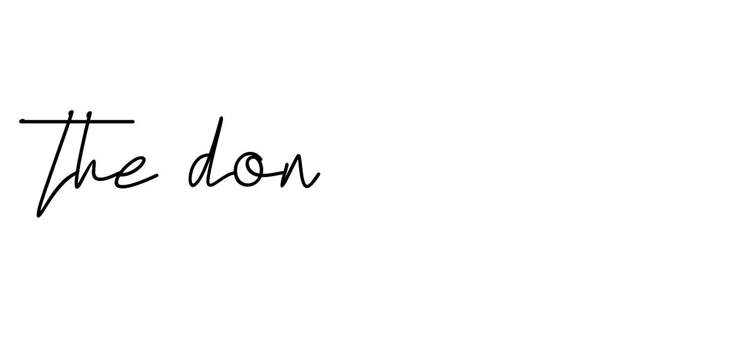 Signature of the-don