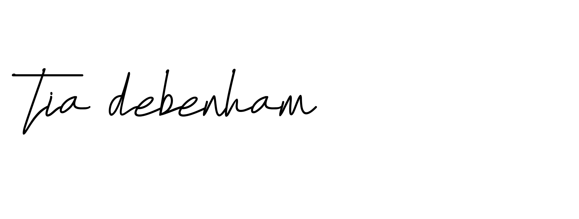 Signature of tia-debenham