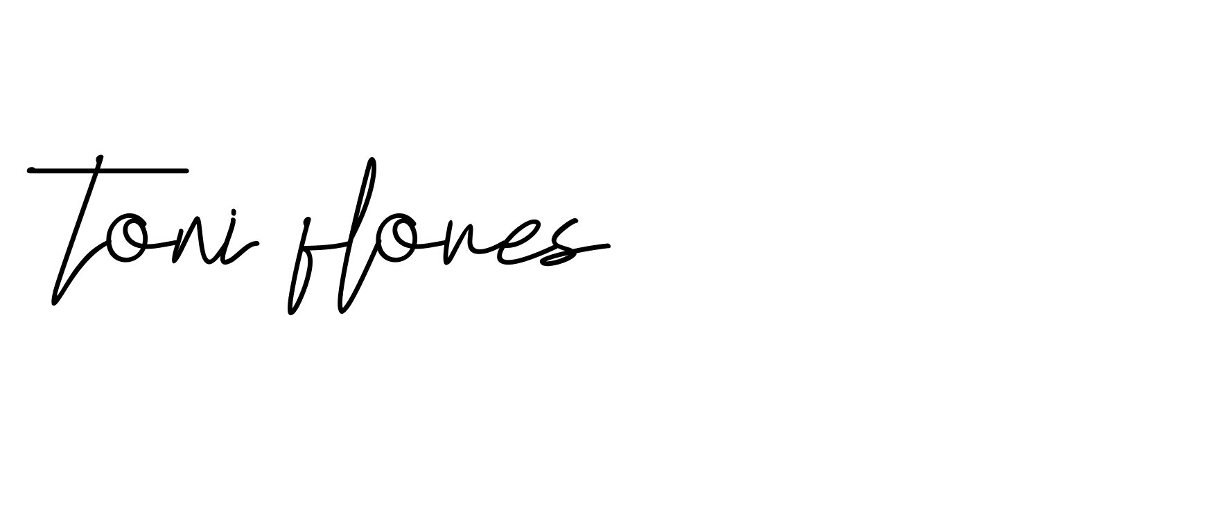 Signature of toni-flores