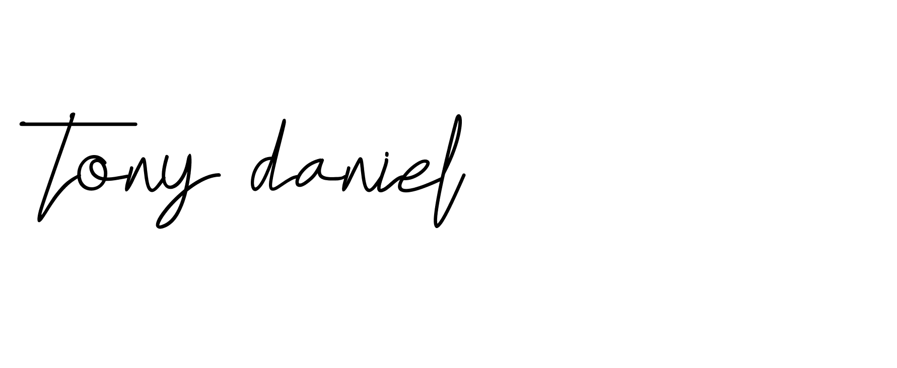 Signature of tony-daniel