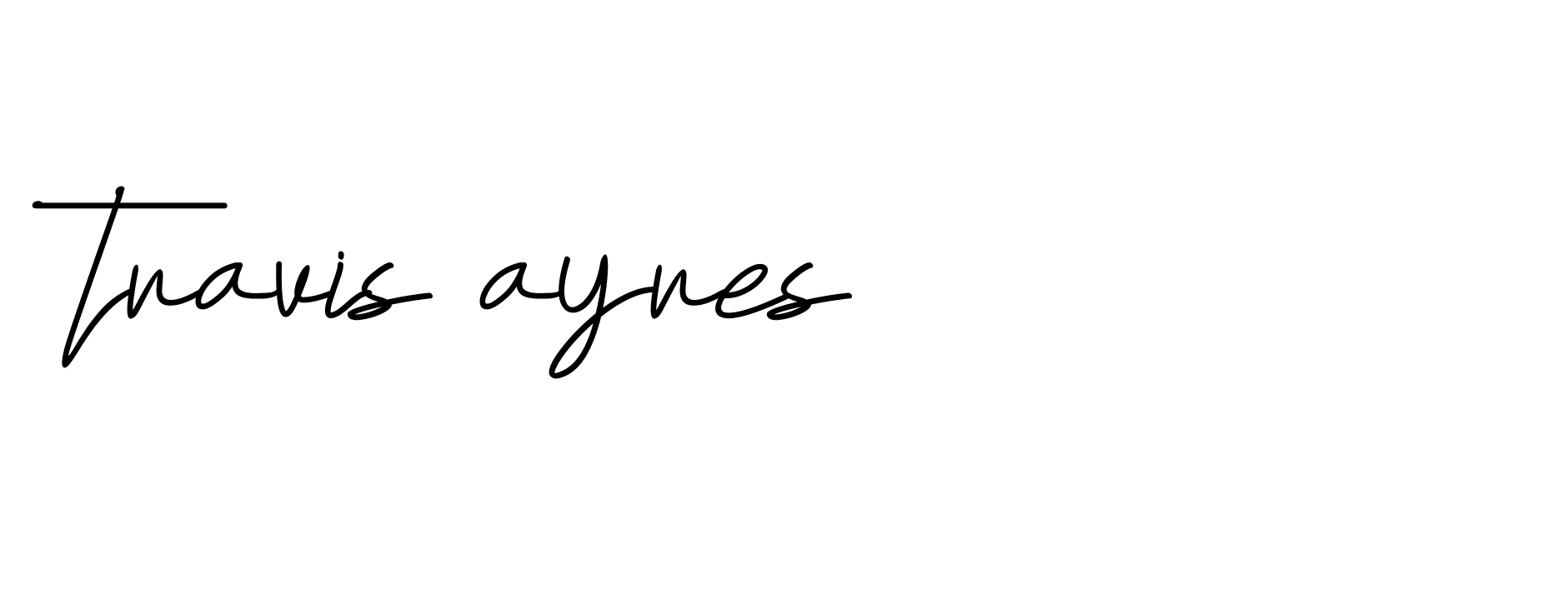 Signature of travis-ayres