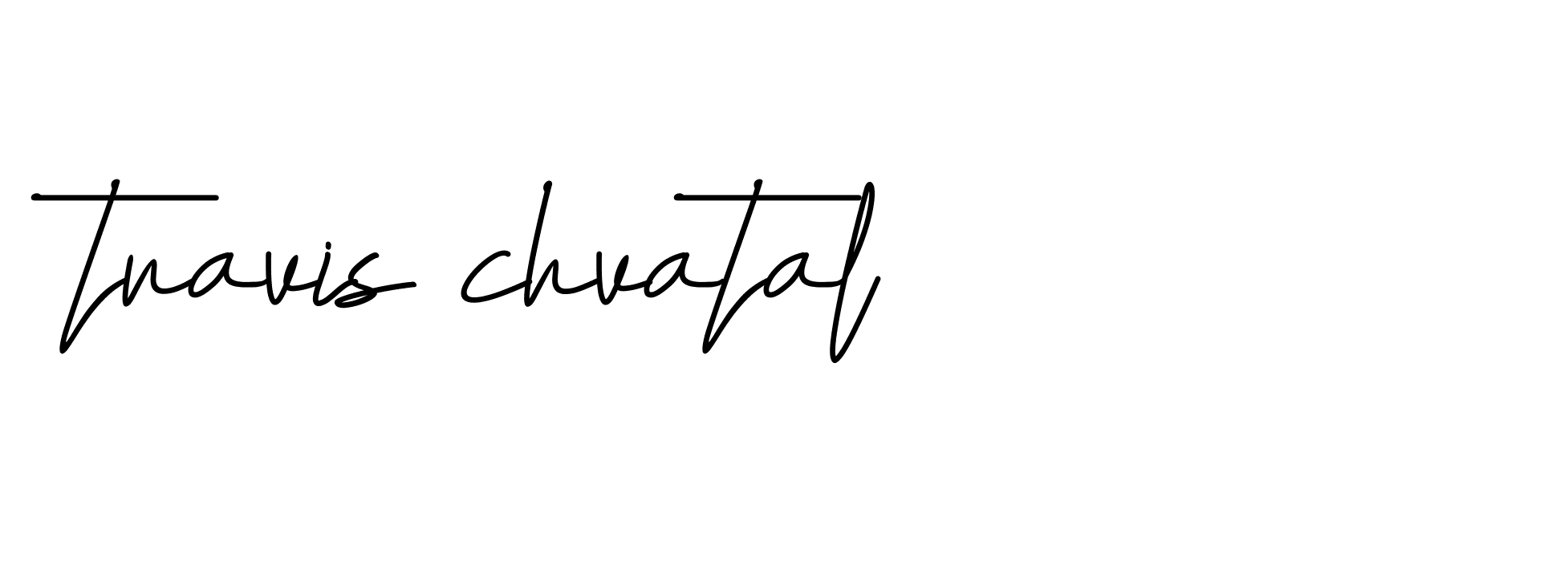 Signature of travis-chvatal