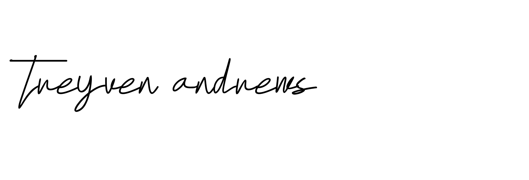 Signature of treyven-andrews