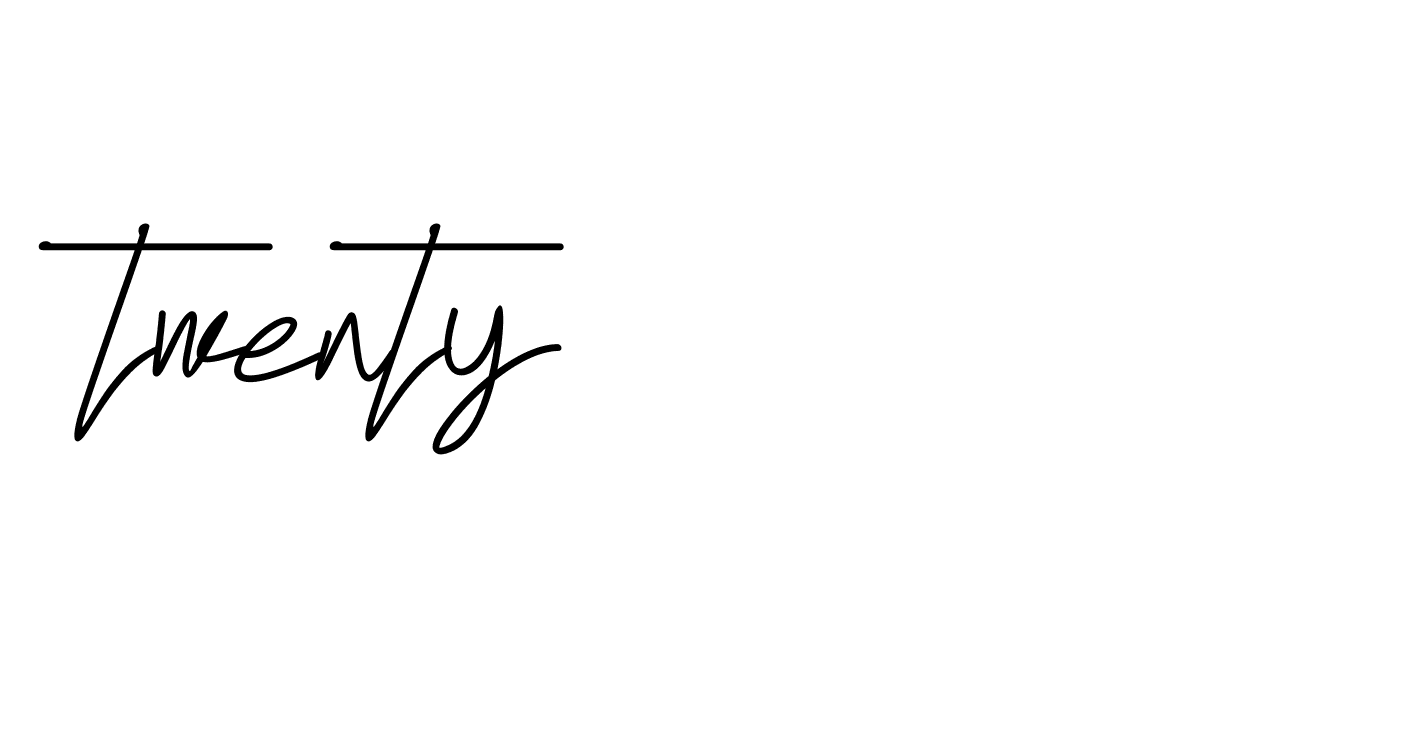 Signature of twenty