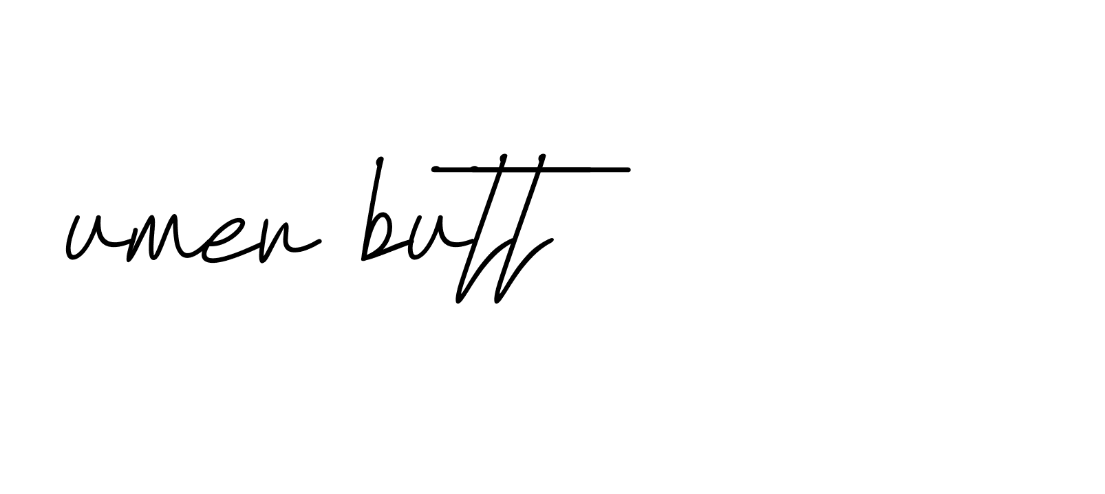 Signature of umer-butt