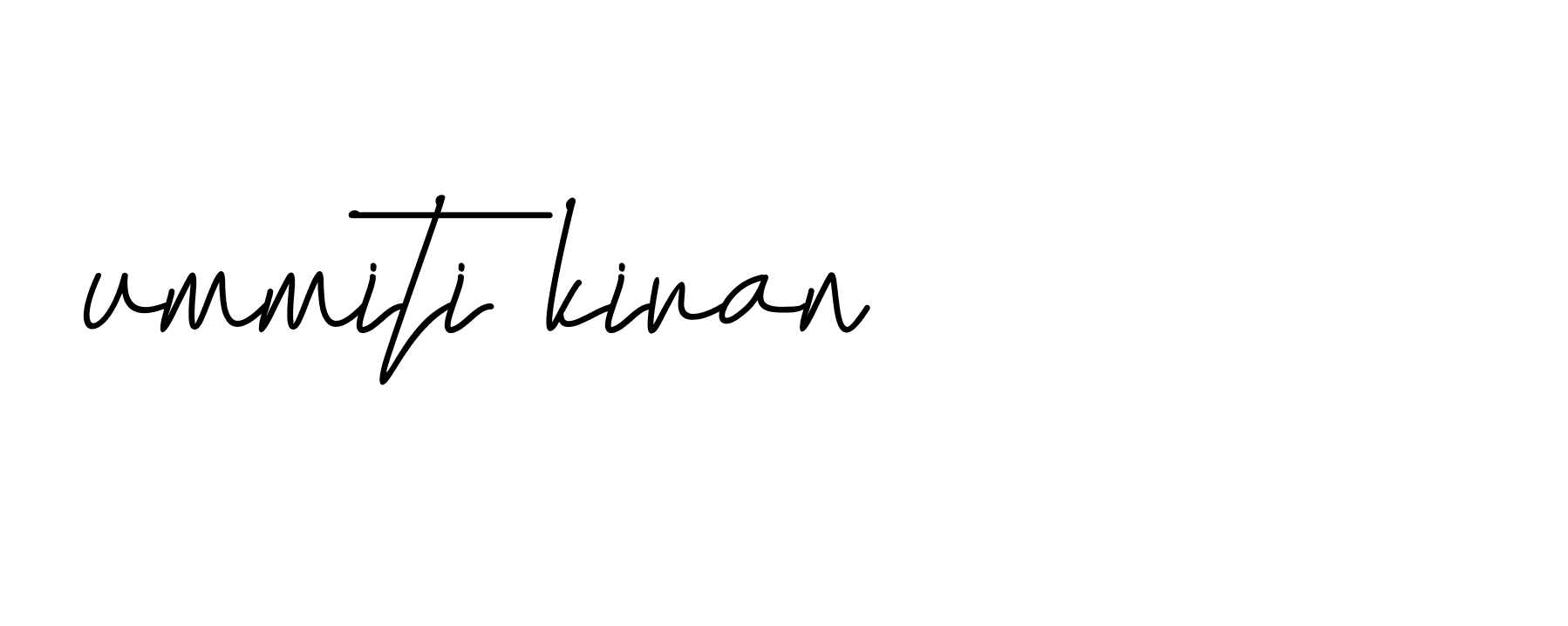 Signature of ummiti-kiran